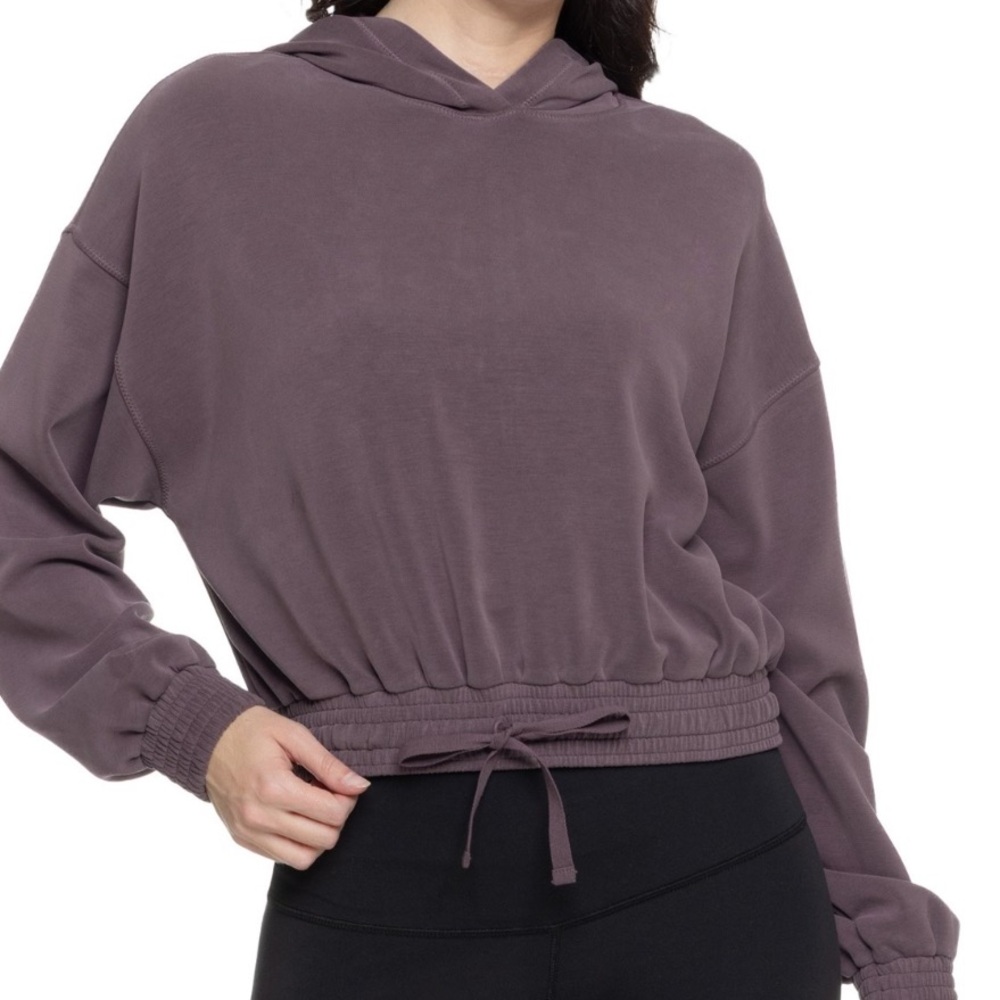 ☁️NWT! SWEATY BETTY! 'Sand Wash CloudWeight Hoodie! Color Neptune Purple! XL!